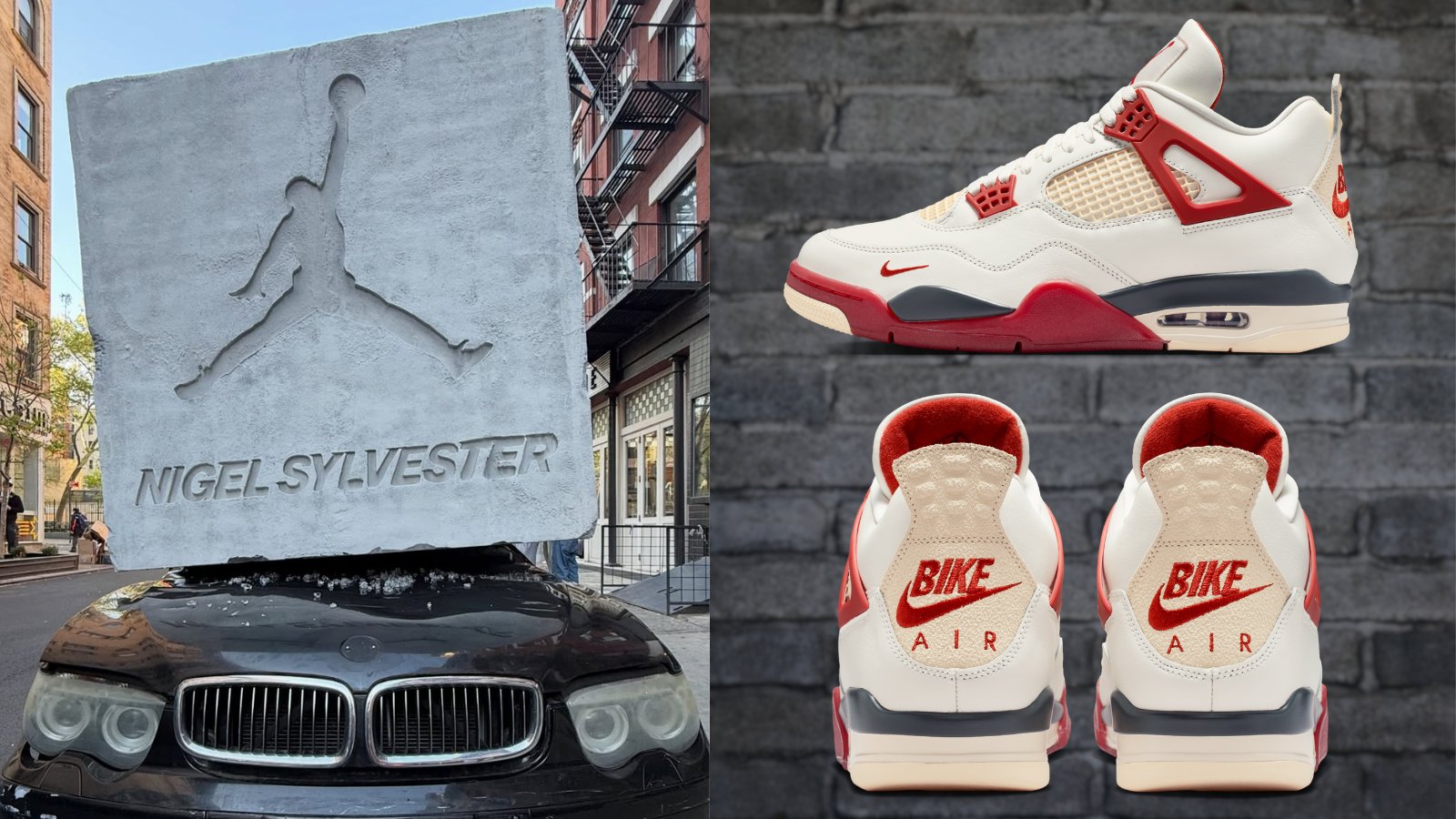 Nigel Sylvester x Air Jordan 4 Retro Brick After Brick