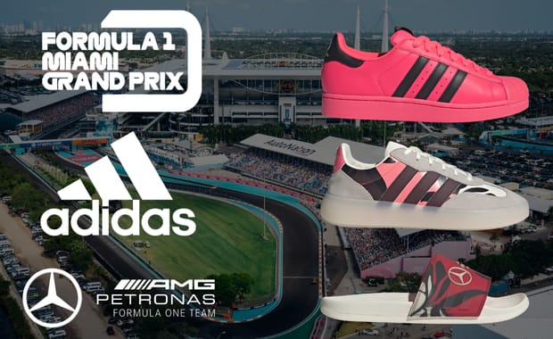 The Mercedes AMG Petronas Formula One Team x adidas Miami Grand Prix Collection Releases April 2025