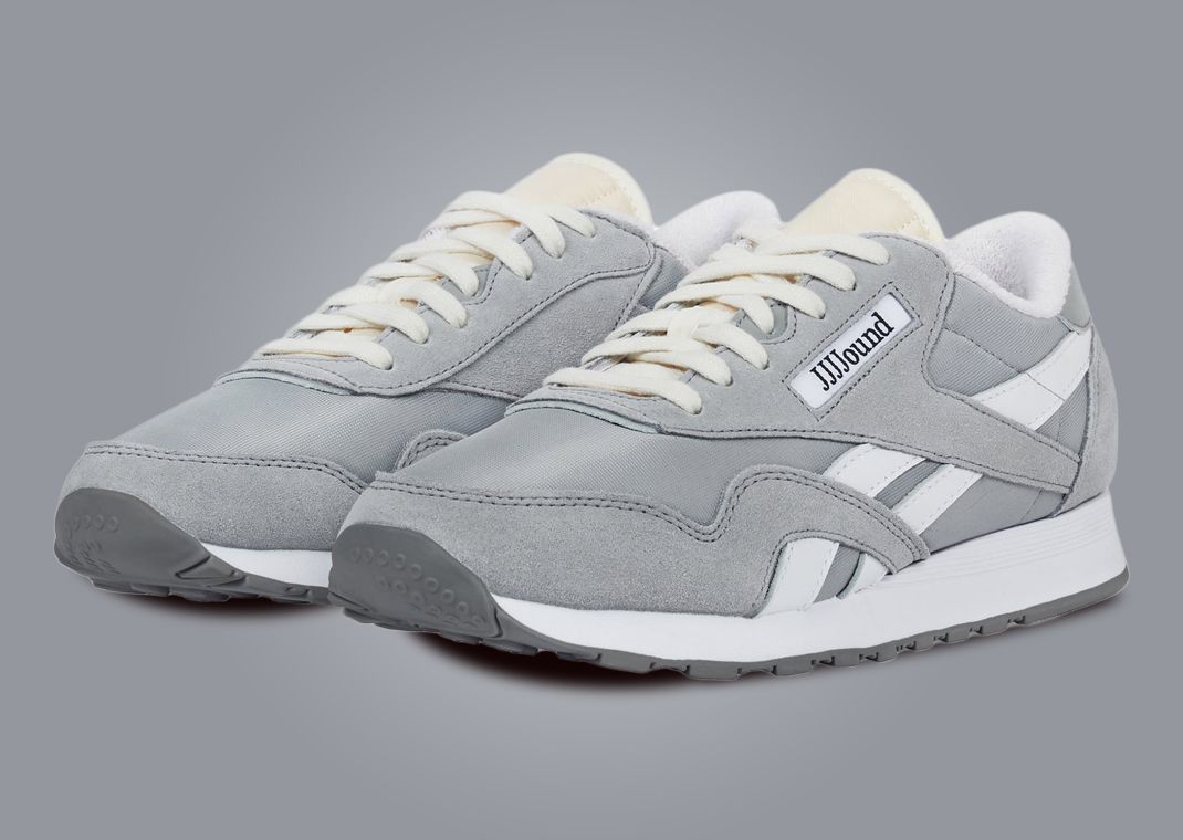 JJJJound x Reebok Classic Nylon Grey Angle