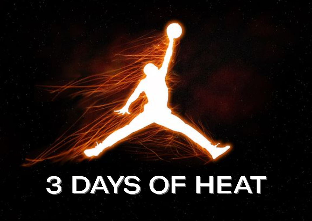 Jordan Logo 3 Days of Heat Drops