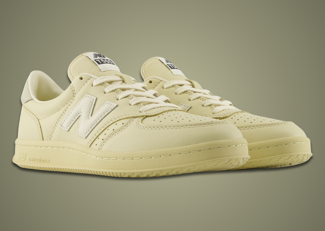AURALEE x New Balance T500 Vintage Ivory - Angle