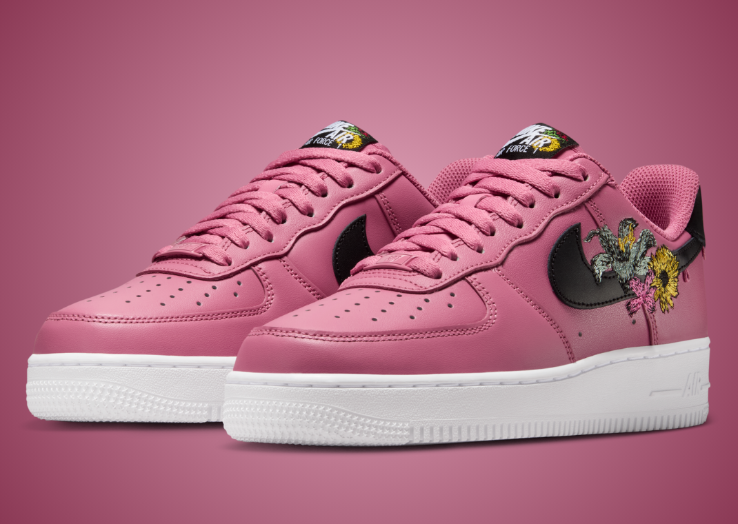 Nike Air Force 1 Low PRM Accepting All Flowers Peony - Angle
