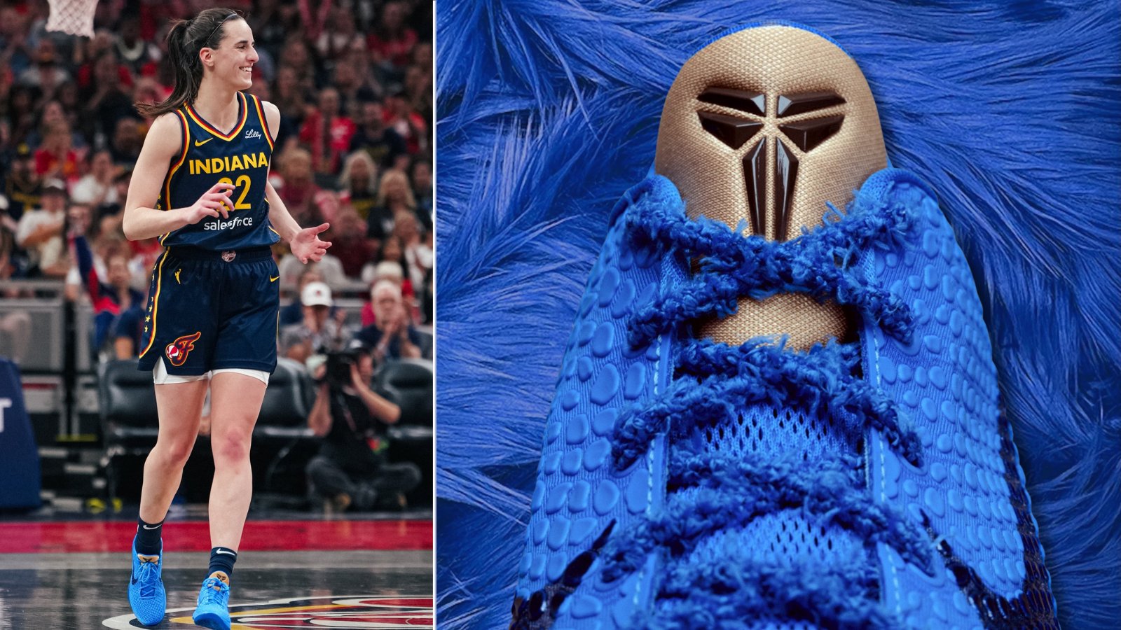 Detailed Look at Caitlin Clark's Nike Kobe 6 Protro Cookie Monster PE