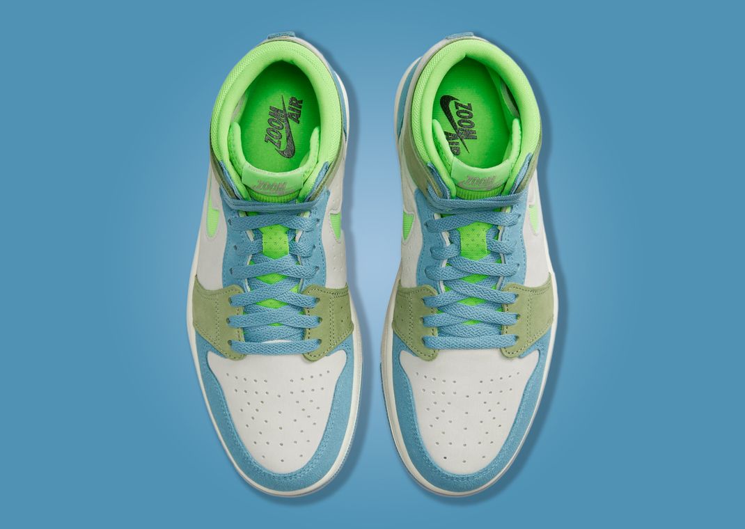 人気☆NIKE☆ JORDAN 1 ZOOM AIR CMFT 2 ELECTRIC GREEN Electric Green Shades Shock The Air Jordan 1 High Zoom CMFT 2