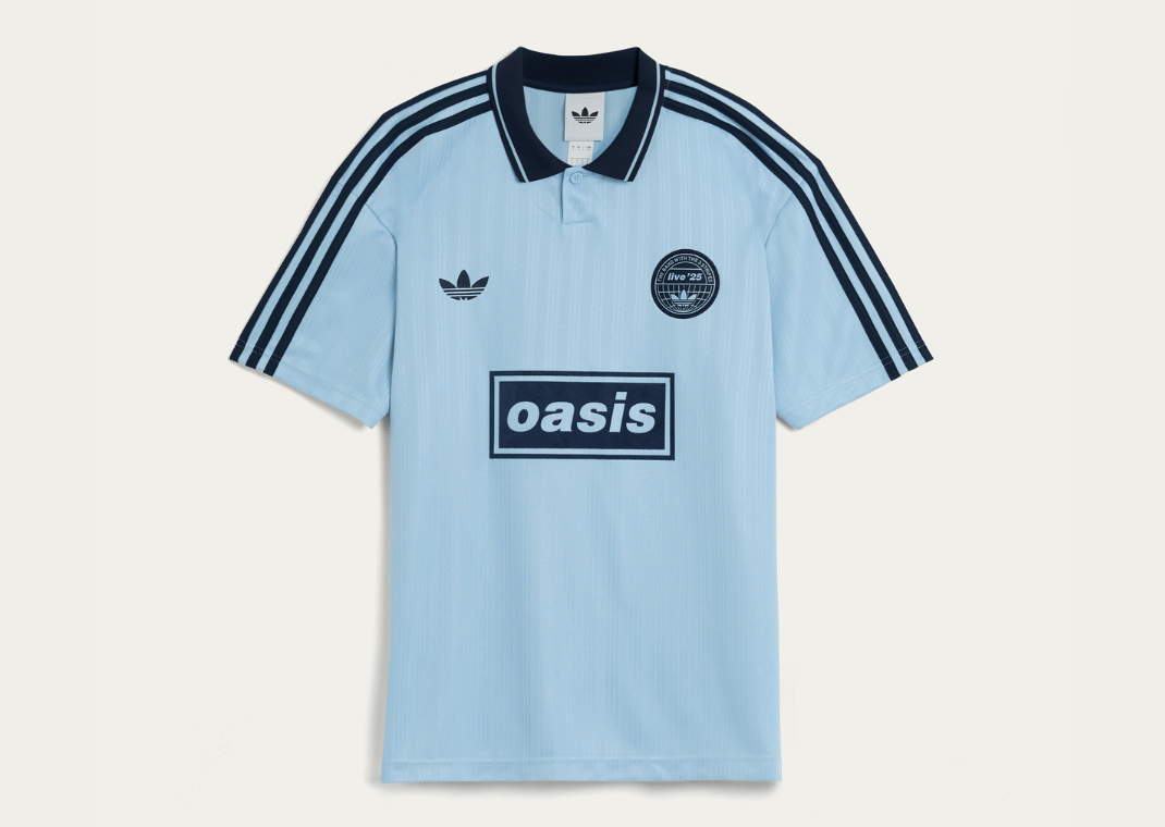 Oasis x adidas Tour Jacquard Jersey Clear Sky