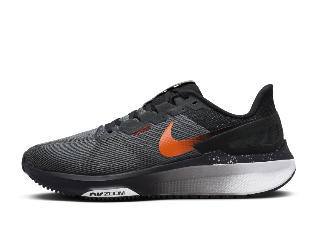 Nike Structure 25 Smoke Grey Safety Orange Lateral