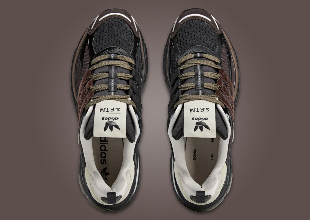 SFTM x adidas Adistar Cushion Core Black Dark Brown Top