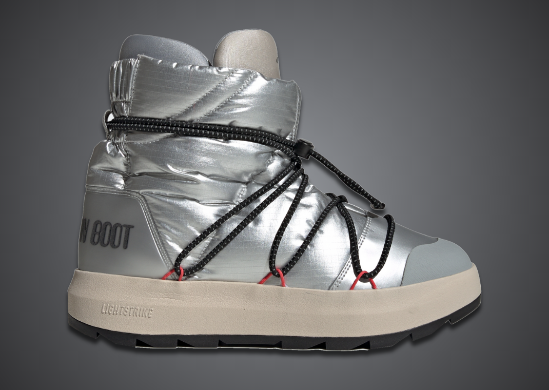 Moon Boot x adidas Ace Mid Core Silver - Lateral