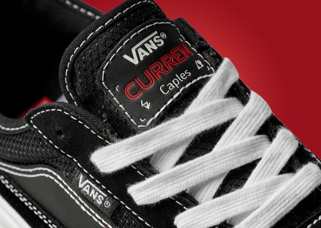 Vans Curren Black White Gum Detail