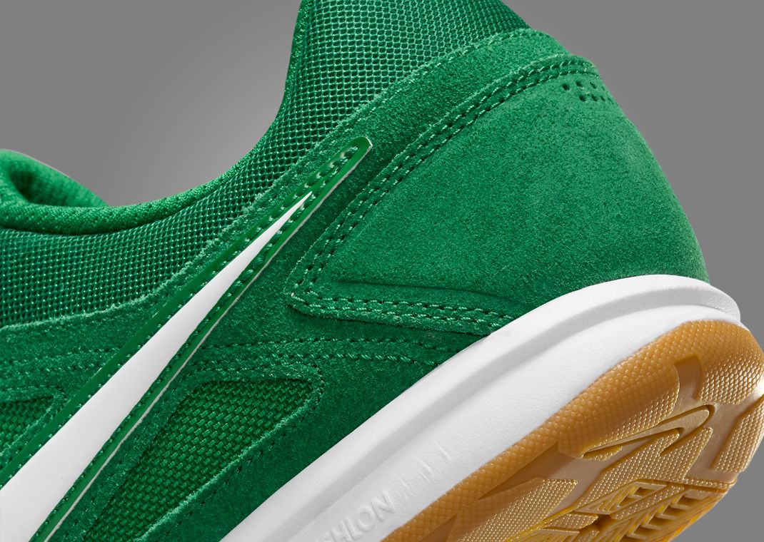 Nike Gato Pine Green White Gum Heel Detail