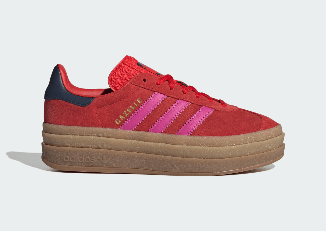 adidas Gazelle Bold Red Semi Lucid Fuchsia (W)