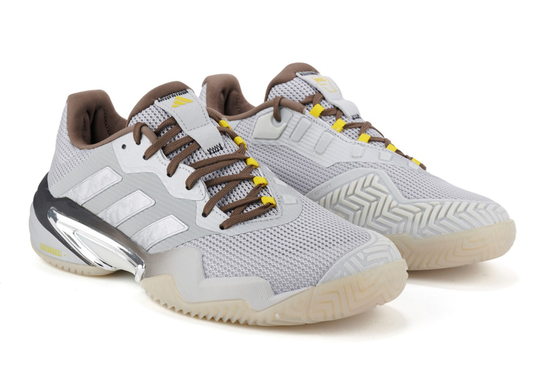 Brain Dead x adidas Barricade 13 Silver - Angle
