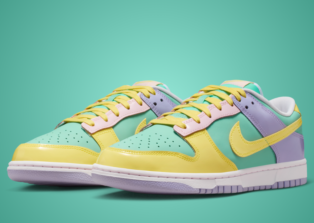 Nike's Easter Pack Brings Patent Leather Pastels to the Dunk Low