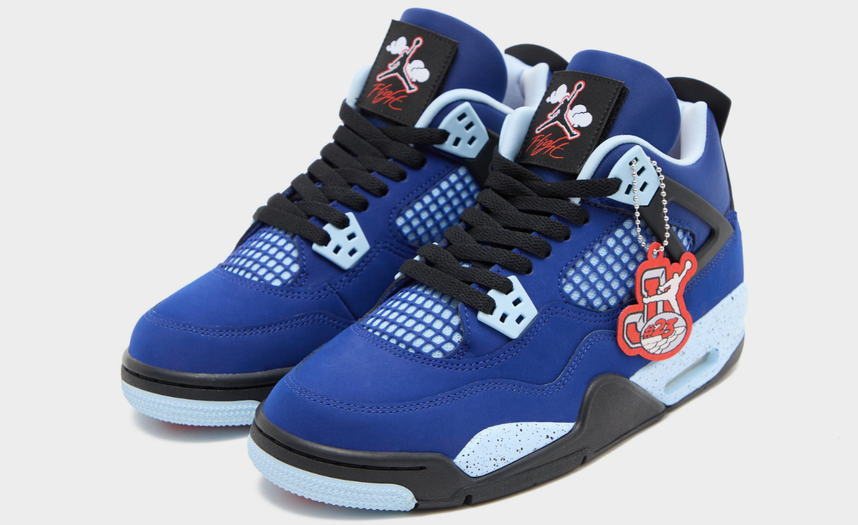 The Jumpman is Bringing Out a Bold Blue Pair of Air Jordan 4 Retros for the Kids