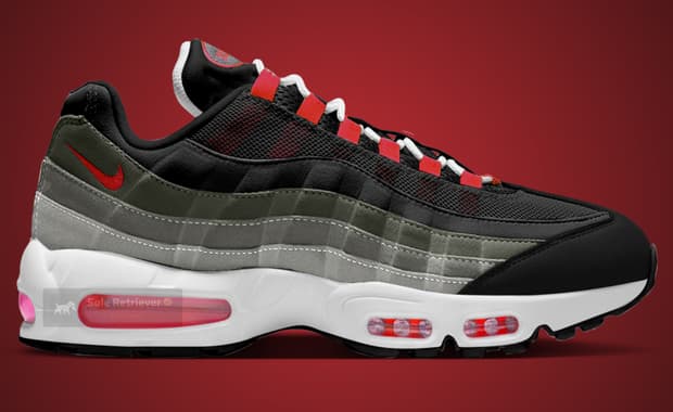 Nike Air Max 95 Big Bubble Reverse Solar Red