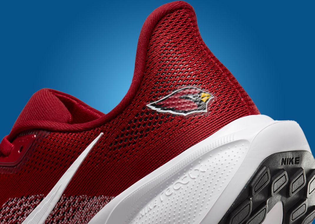 NFL x Nike Pegasus 41 Arizona Cardinals Heel Detail