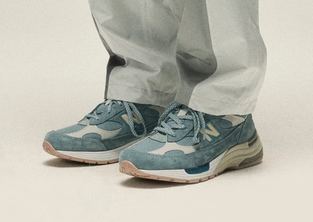The Kith x New Balance 992 Made in USA Blue Releases March 2025 The Kith x New Balance 992 Made in USA Blue Releases March 2025