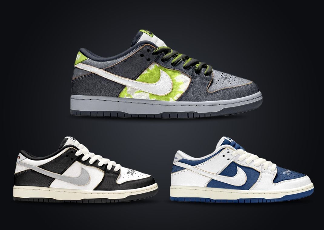 HUF x Nike SB Dunk Low City Pack