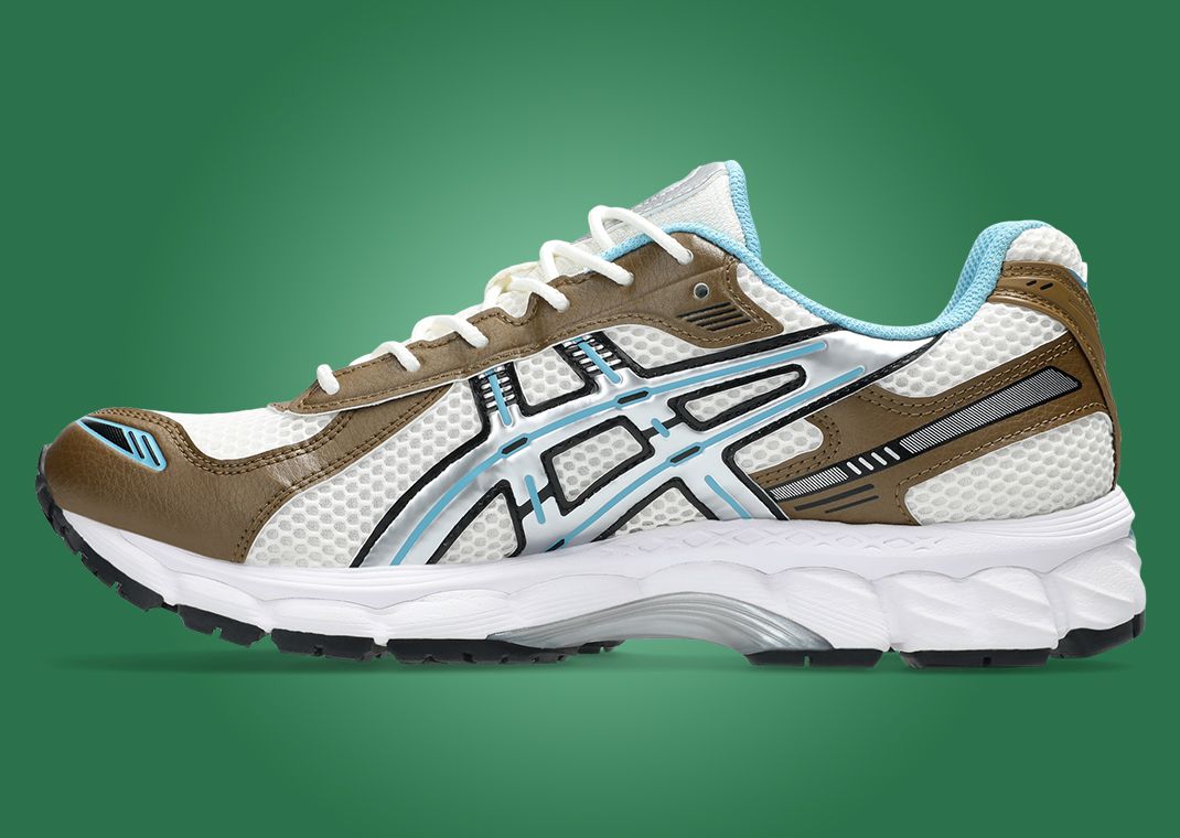 Asics Gel-Kayano 12.1 Brown Blue Medial 