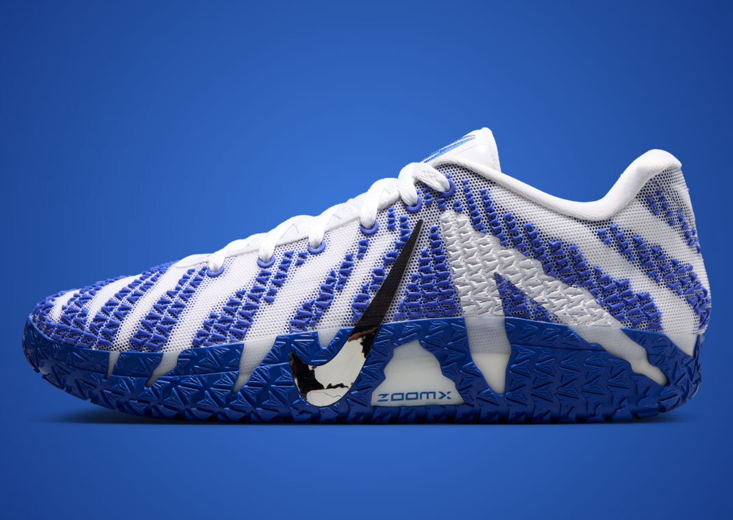 Nike Ja 3 TB White Game Royal - Lateral