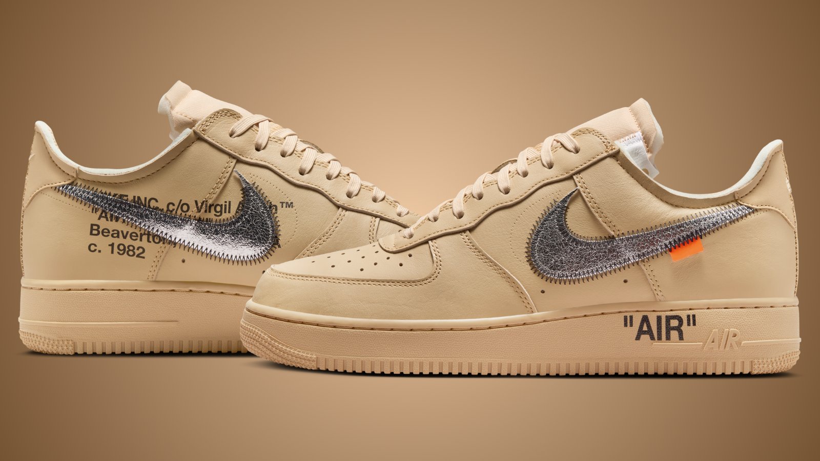 Will the Virgil Abloh Archives x Nike Air Force 1 Low Sesame Finally Release Next Month?