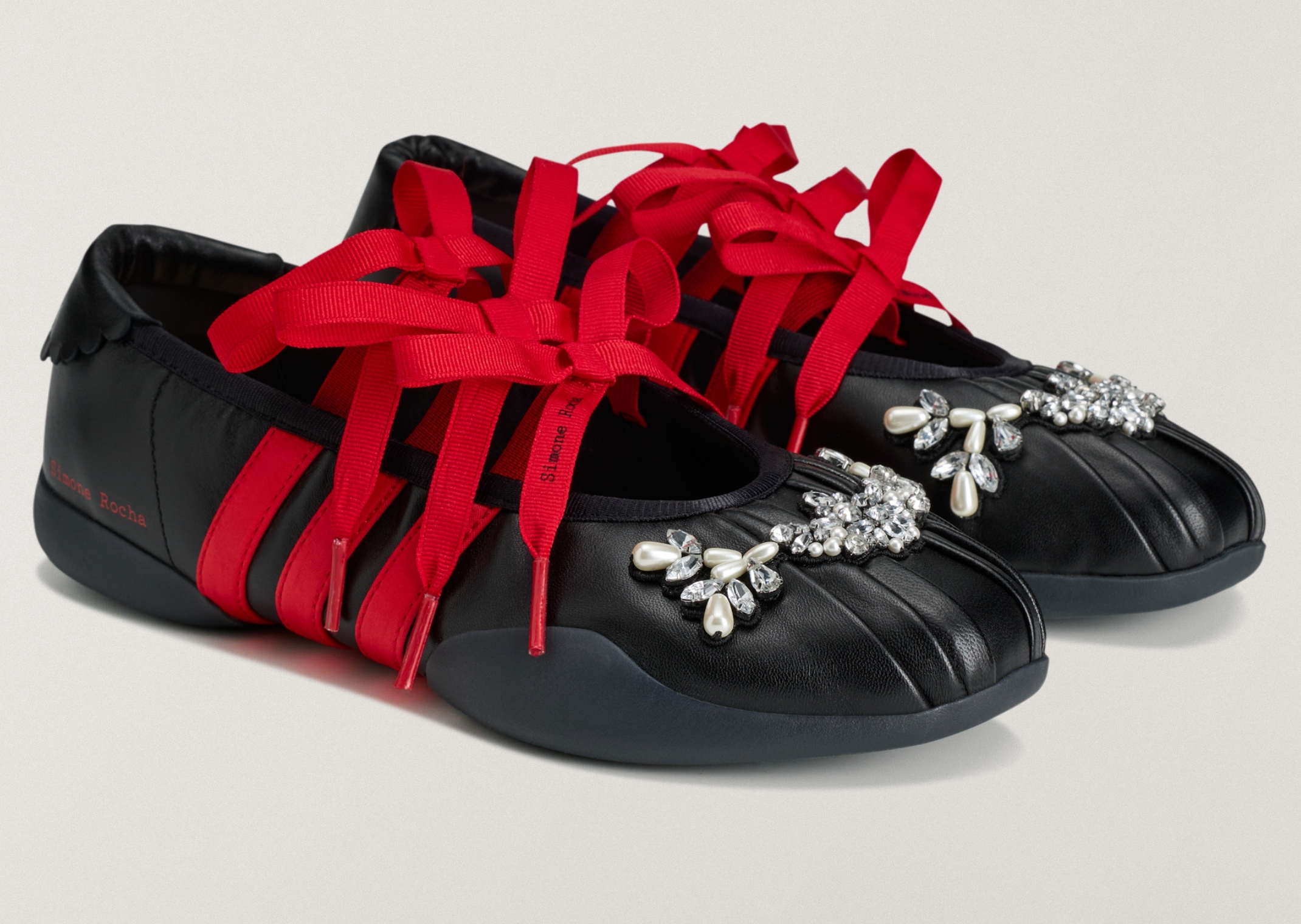 Simone Rocha x adidas Taekwondo Ballerina Black (W) - Angle
