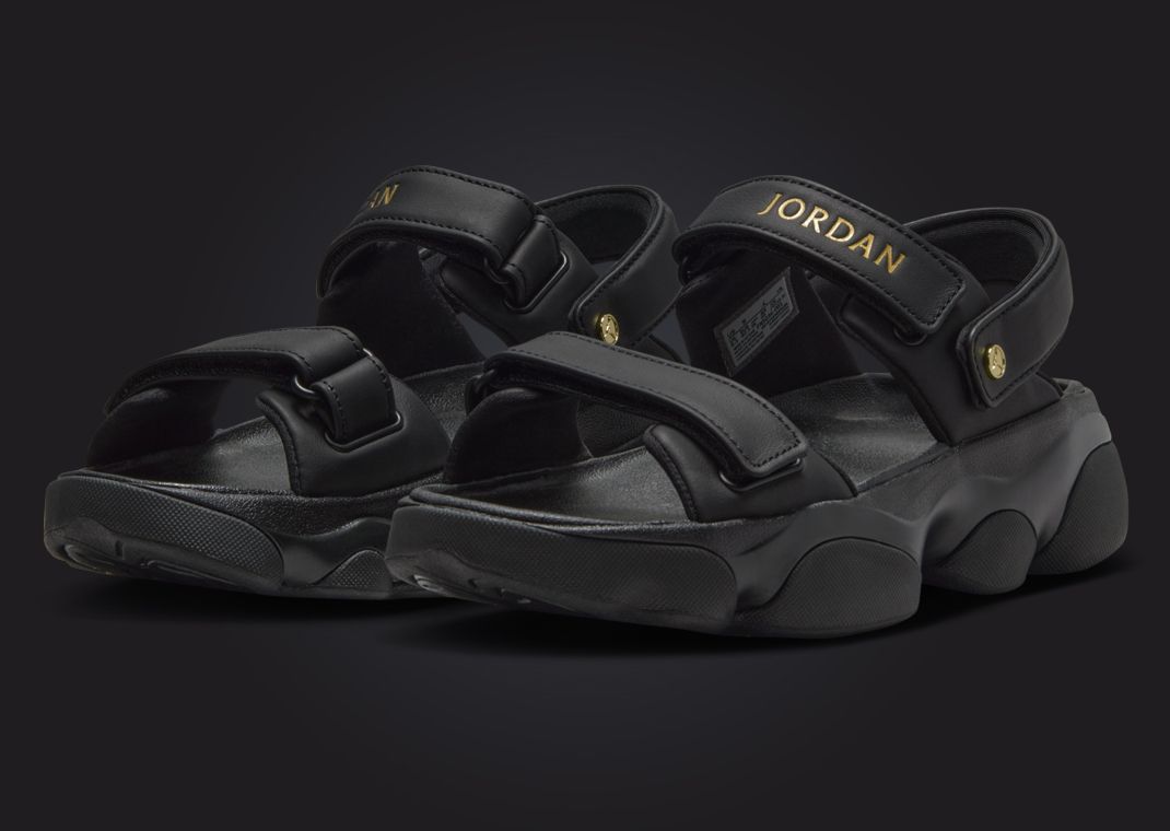 Jordan Deja Sandal Black Metallic Gold (W)