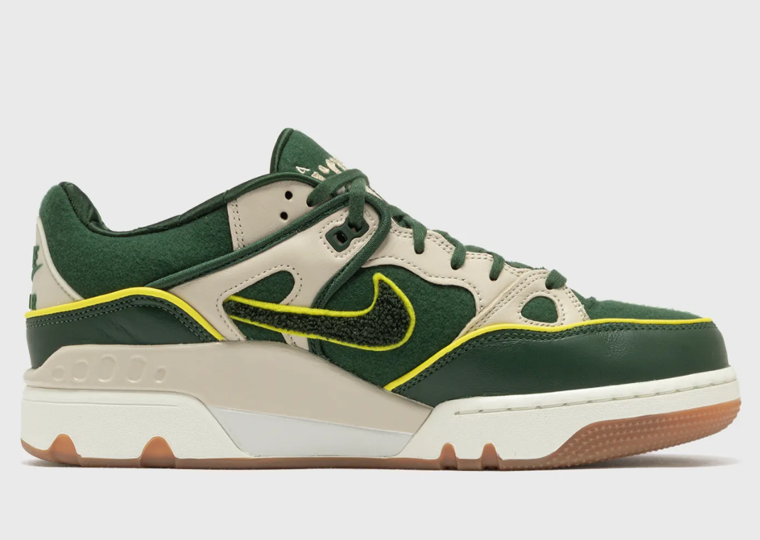 NIGO x Nike Air Force 3 Forest Green - Medial