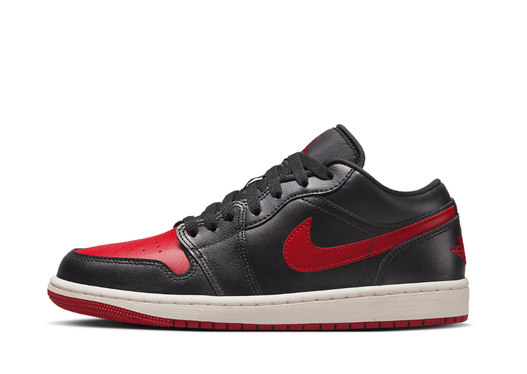 Air Jordan 1 Low Black Gym Red (W)