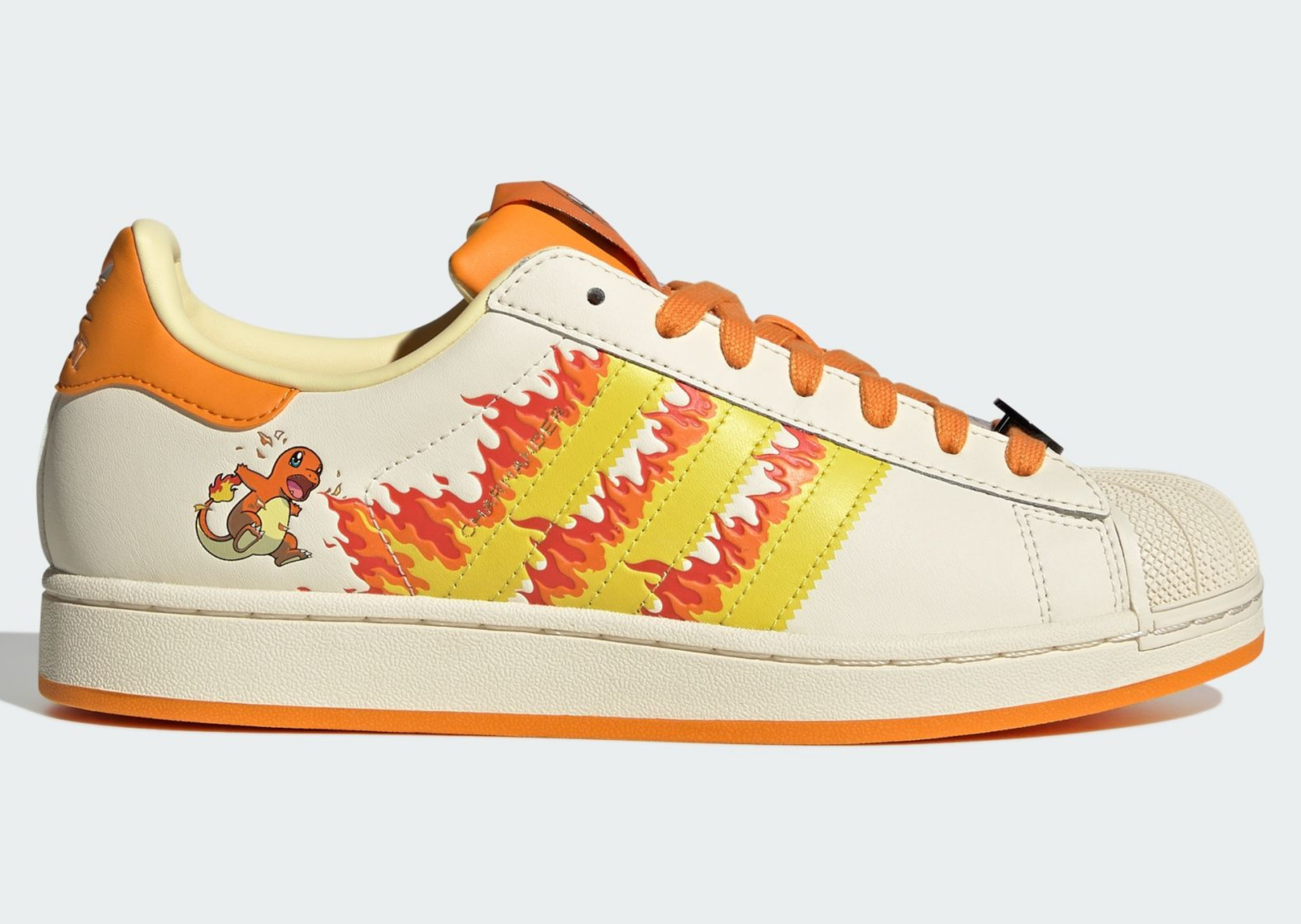 Pokémon x adidas Superstar Charmander - Lateral