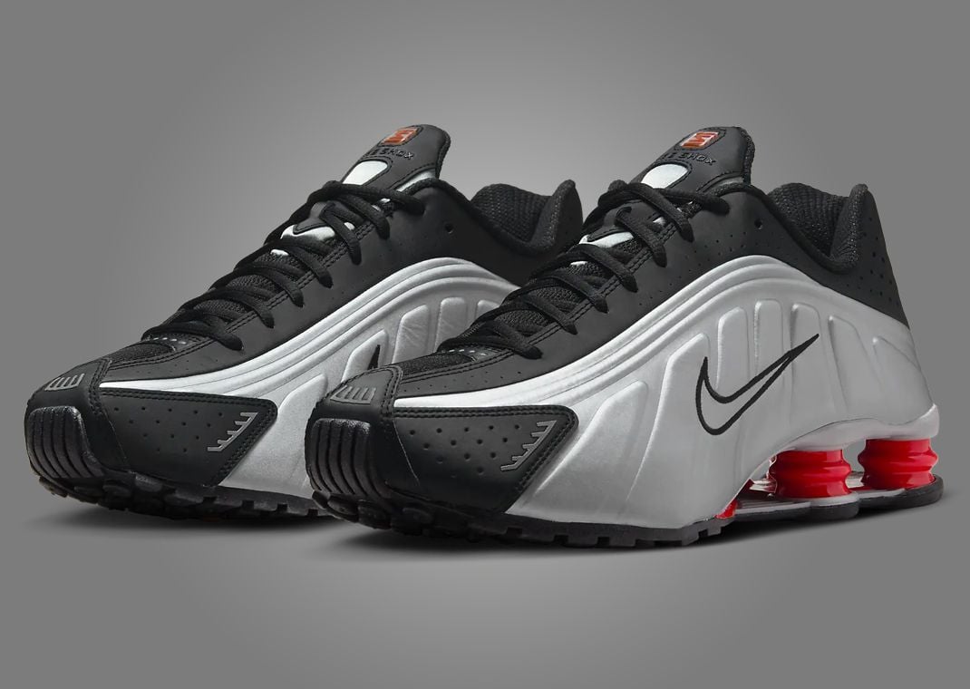 The OG Nike Shox R4 Black Metallic Silver Max Orange Releases December 2024