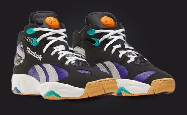 The Reebok ATR Pump Vertical Core Black Bold Purple Releases March 2024