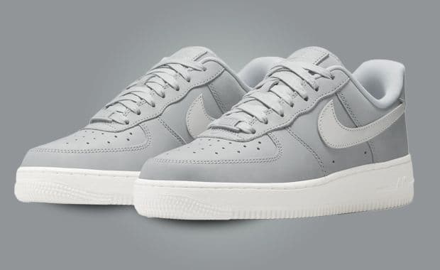 Nike Is Keeping It Clean With The Air Force 1 Low Premium Wolf Grey Summit White
