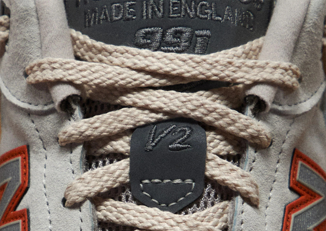 Kith x New Balance 991v2 Made in UK Madison Square Garden Tongue Detail