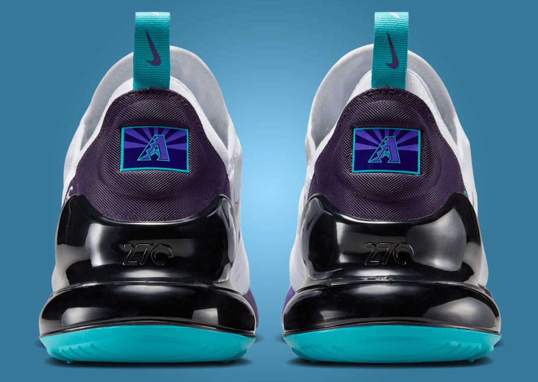 Nike Air Max 270 Arizona Diamondbacks Heel Detail