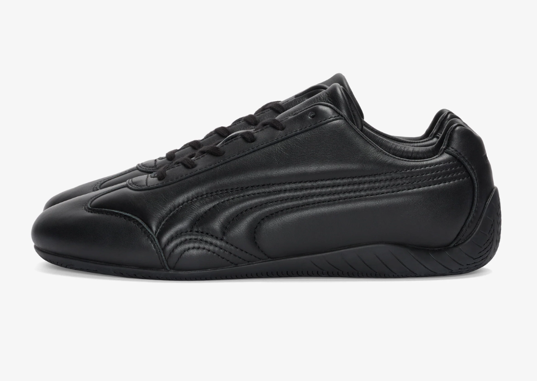JJJJound x Puma Speedcat Leather Black Medial