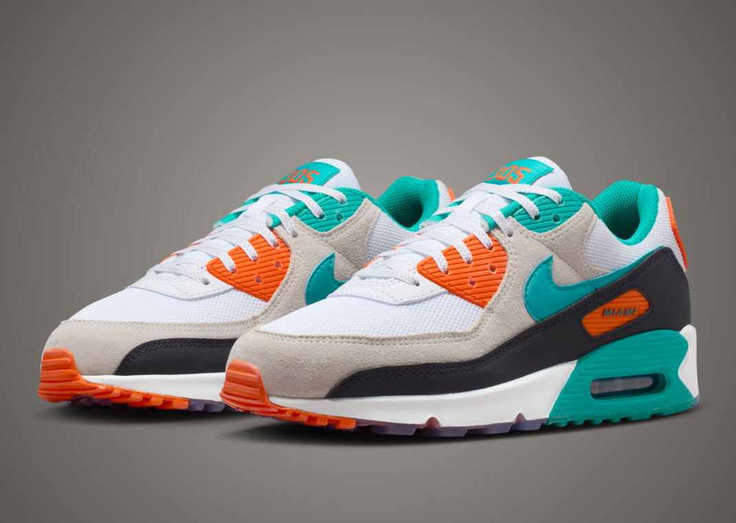 NFL x Nike Air Max 90 Dolphins Angle