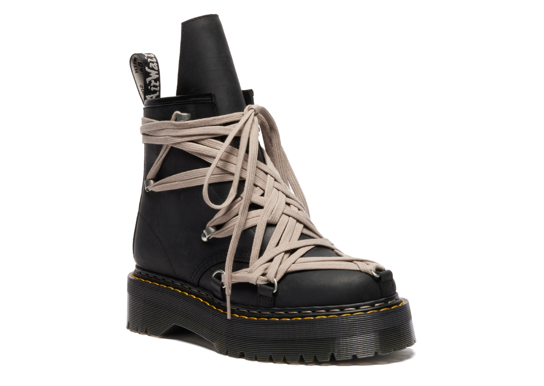 Rick Owens x Dr. Martens 1460 Megalace - Angle