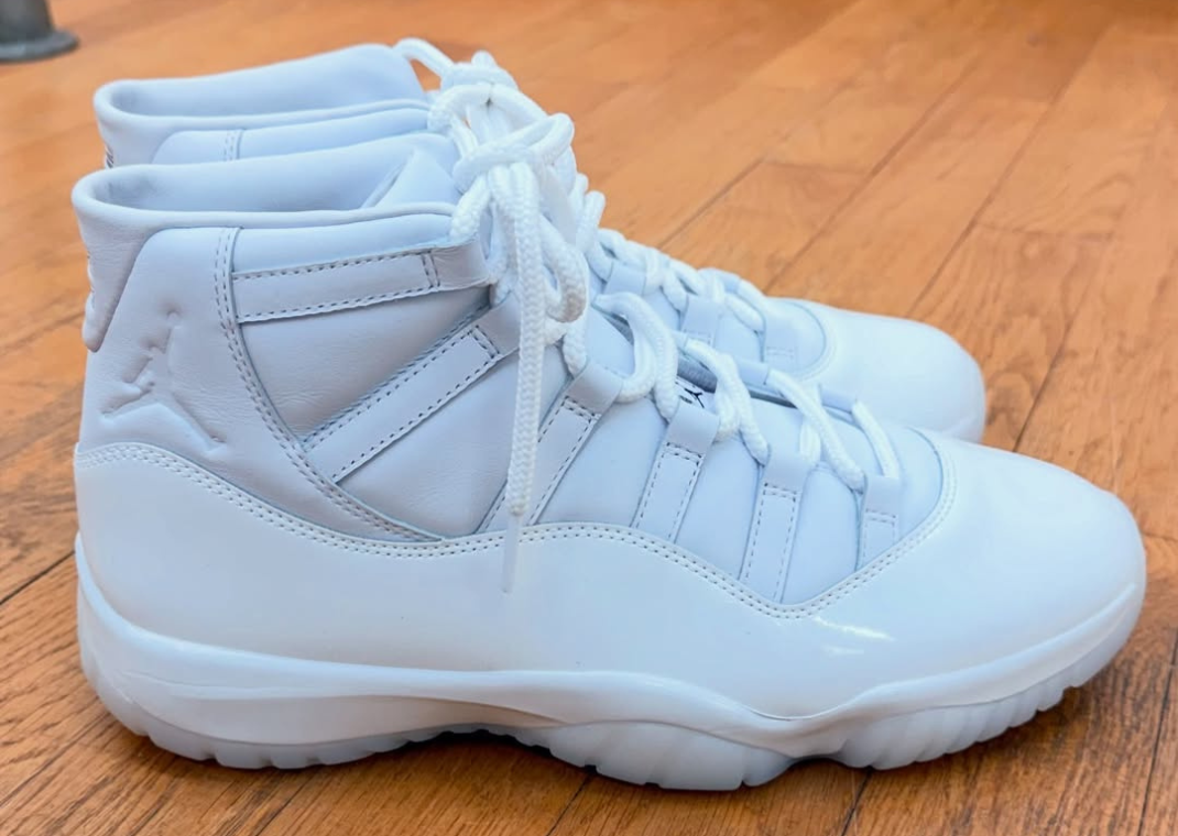 Comme des Garçons x Air Jordan 11 White Lateral