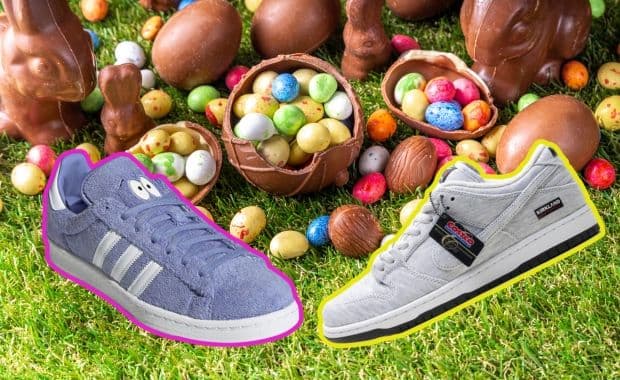 Sneakers with Easter Eggs