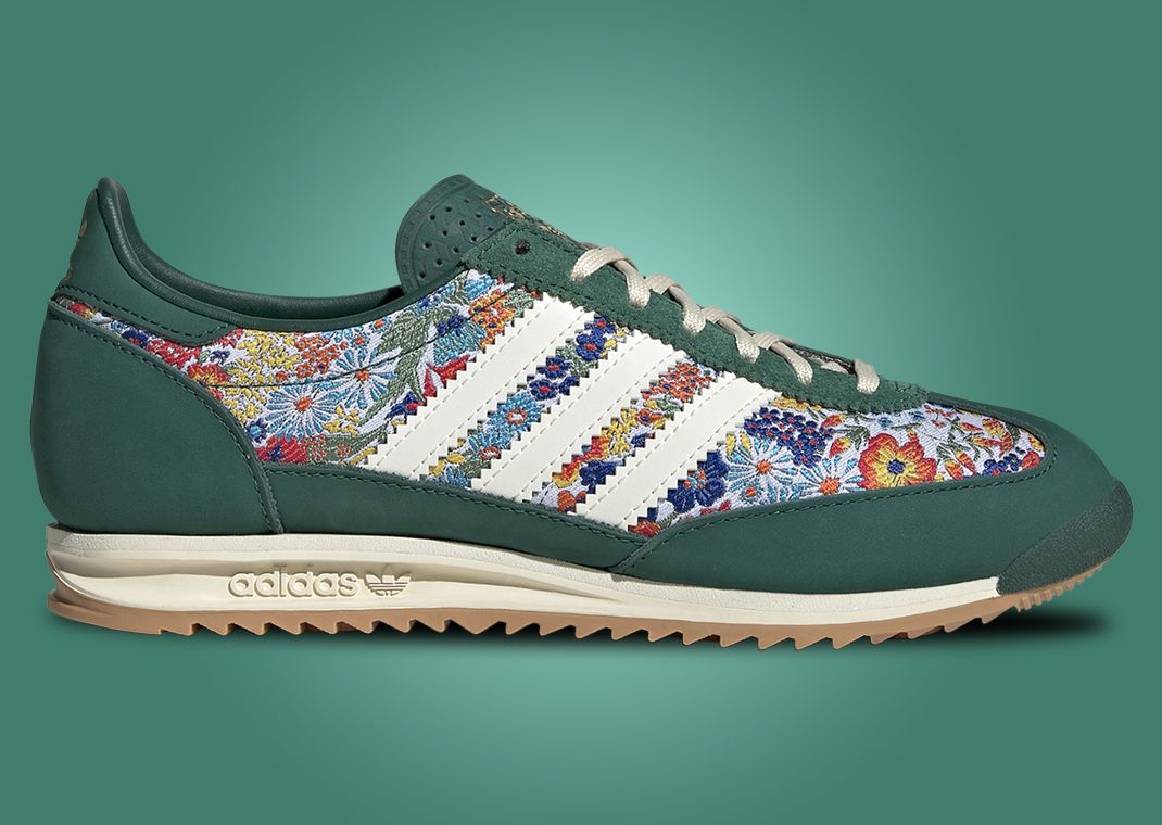 Liberty London x adidas SL 72 OG Collegiate Green (W) Lateral