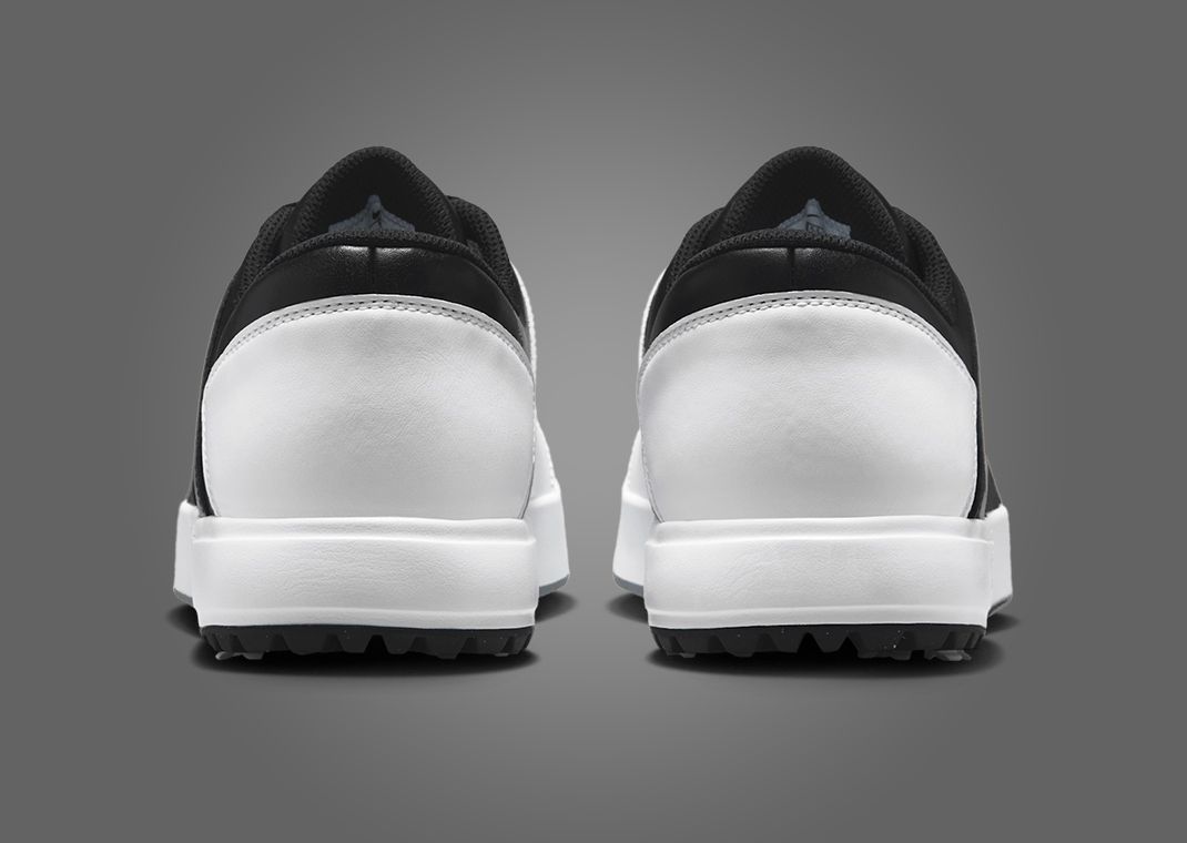 Air Jordan Nu Retro 1 Low Golf Black White Heel