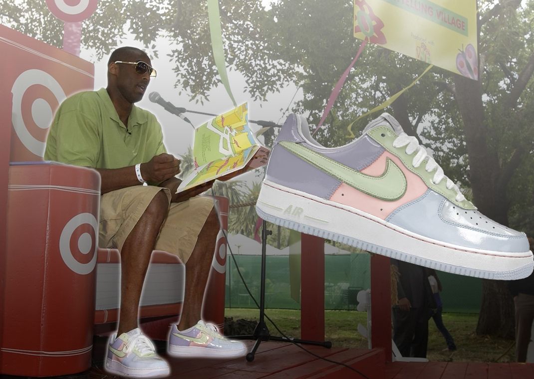 Kobe Bryant in the 2005 Nike Air Force 1 Low Easter