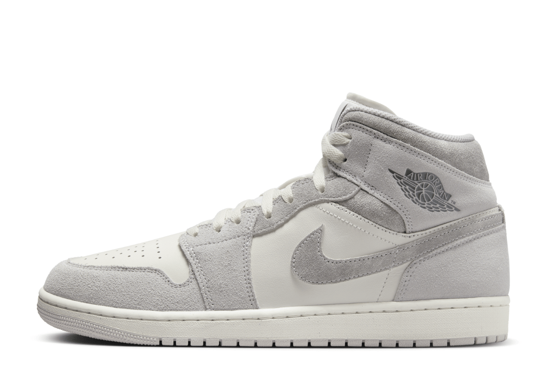 Air Jordan 1 Mid SE Neutral Grey Sail Smoke Grey