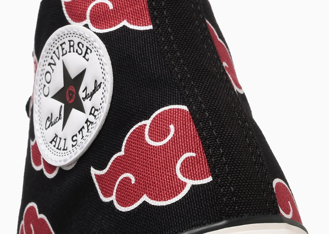 Naruto x Converse Chuck Taylor Hi Itachi Uchiha - Heel Detail