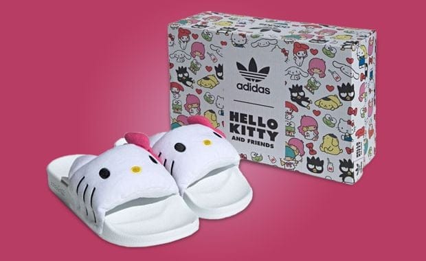 The Hello Kitty x adidas Adilette Slide Releases January 2024