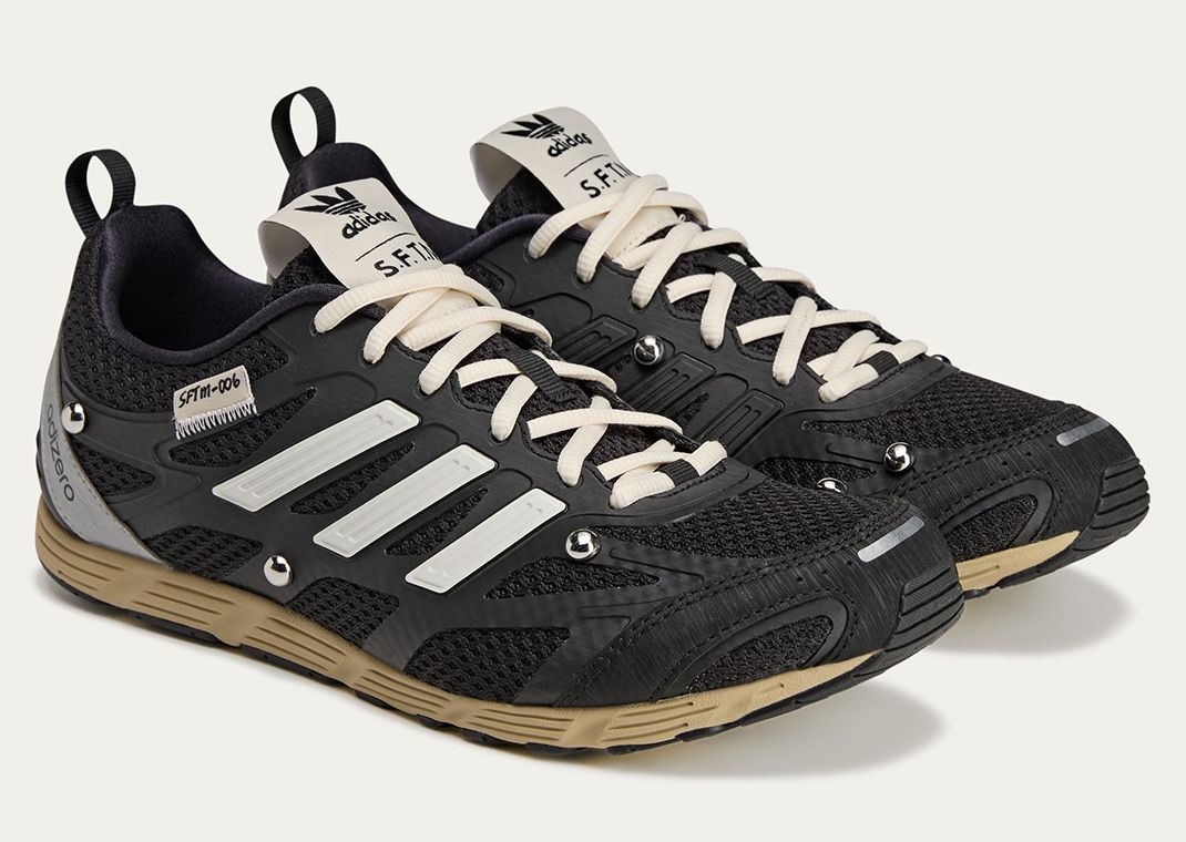 SFTM x adidas adizero PR Core Black (W) Angle