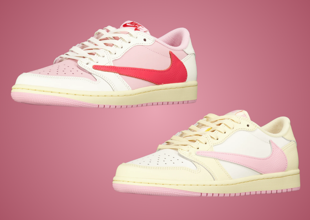 Travis Scott Jordan 1 Low Pink Pack