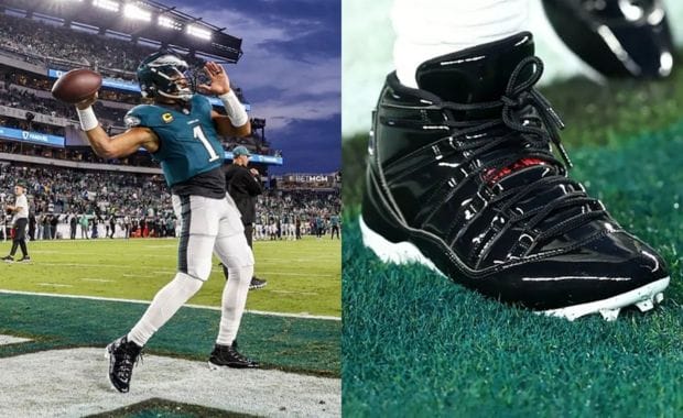 Jalen Hurts Beat Dallas in “Love Hurts” Jordan 11 PE Cleats 