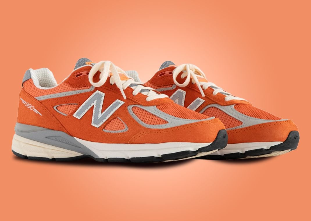 The Aime Leon Dore x New Balance 990v4 Made in USA Red Clay
